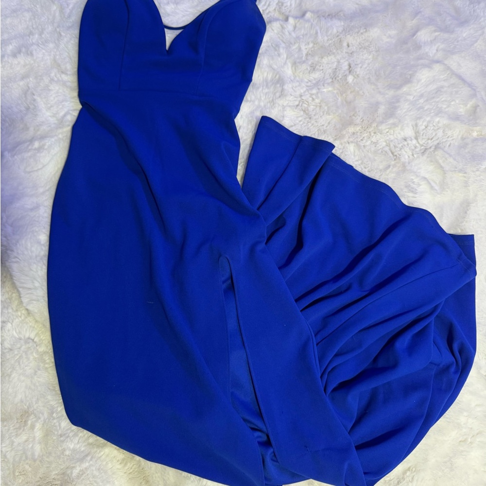 Elegant Blue Evening Dress